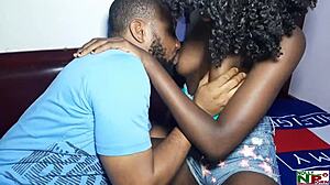 Miriam, 20-year-old star, tackles huge dick in Nigerian video!