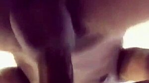 Petite ebony teen rides big black cock hard in homemade fucking