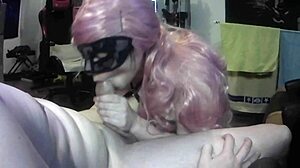 Obedient Stepdaughter Deepthroats Chokes and Swallows Stepdaddy's Cumshot in HD BDSM