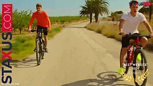 ️ staxus ride me hard two beautiful cyclists know how to have a good time after a ride