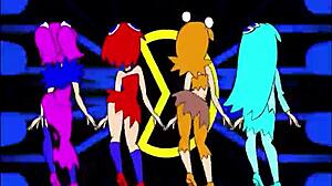 I watchd the pacman gost girls dancin in three phazes on hi def.
