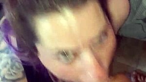 Girlfriend loves deepthroating and swallowing cum in homemade video