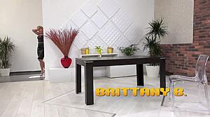 Shaved brunette teen masturbates with dildo, gaping and orgasm close-up! 😍💦