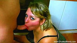 Retro Italian Housewife Kitchen Blowjob