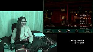 i'm exploring the naked secret of the old clock in this game