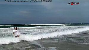 walking naked on southern beaches after amazing sex!