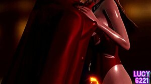 Doctor strange injects magic into scarlet witch