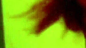 redhead smokes cigarette and enjoys with well-endowed guy