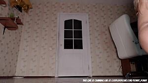 Ronny ponny4323 fingers her shaved pussy on webcam