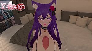 In this cosplay, Raiden Shogun gets chained for a sloppy tit fuck with cum-soaked tits.