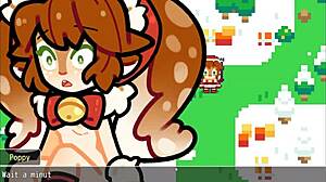 poppy from lol wants to be covered in hot cum for christmas