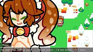 poppy from lol wants to be covered in hot cum for christmas