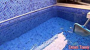 Thayla Santos Trades Blowjob With Guy Before Bareback Banging In Shower