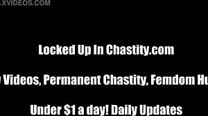 Your cock is ours now in this femdom bondage session 😈