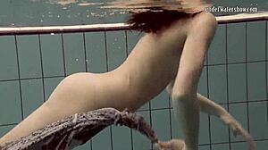 Loris Licicia Strips Naked for Hot Underwater Swim