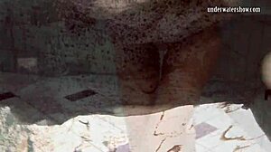 Loris Licicia Strips Naked for Hot Underwater Swim