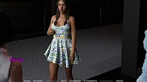 Acariciando minha garota anime fofa no sofá!