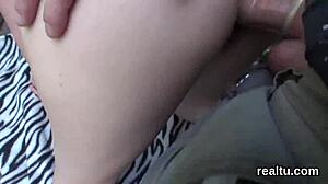 wow, this czech nympho got seduced at the mall and pounded pov!