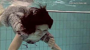 Loris Licicia Strips Naked for Hot Underwater Swim