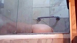 Naked in the gay sauna, enjoying the view! 🏖️