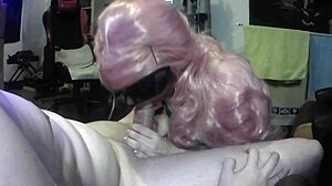 Obedient Stepdaughter Deepthroats Chokes and Swallows Stepdaddy's Cumshot in HD BDSM