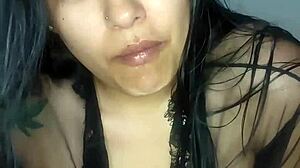 Horny Colombian Bluee masturbates with toys for you!
