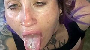 Girlfriend loves deepthroating and swallowing cum in homemade video