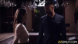 Can you believe the teen waitress seducing her married boss at the wedding?!