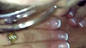 slo-mo blowjob & cumshot with bbw couple