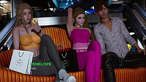 Eternum 210 game features curvy anime girls with big tits.