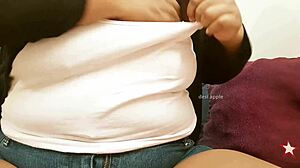 Hey, wanna see my Asian aunty's huge boobs?