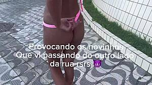 Went from beach to stranger's apartment for intense fucking with choking and anal fisting