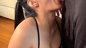 Omg she swallowed every drop