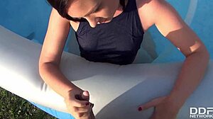 My camera caught every curve of my madrastra in her room.