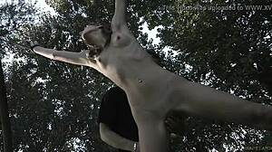 Anal bliss with rough fucking and intense punishment for bound submissive.