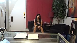 Angie s casting interview with tattoo 😊