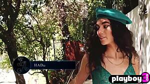 Stunning teen Hades bares perfect body in sexy lingerie for Playboy3