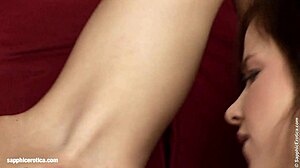 Daring Duo Peaches and Nevena in Double Dildo Play