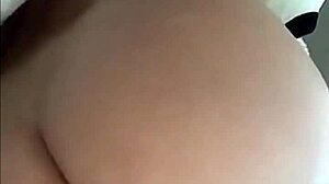 blonde teen 18+ experimenting with transparent anal dildo and toys 😈