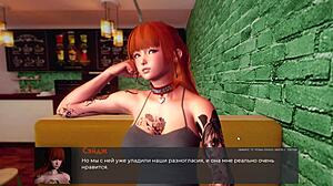 Feeling emotional during this hentai masturbation gameplay