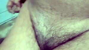 Old Indian Gay Bottom Takes Own Golden Shower in Detailed Scene