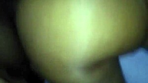 Ebony Squirts from Big Black Cock Doggy Creampie