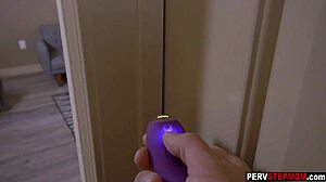 Horny MILF Stepmom Gets Help from Perv Stepson!