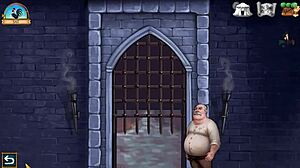 Redhead milf wrestles with big cock legend. Part 4 action!