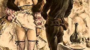 Винтаге еротски цртани цртежи узбуђују!