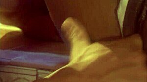 Glamorous Ebony Marie Luv in Bathroom