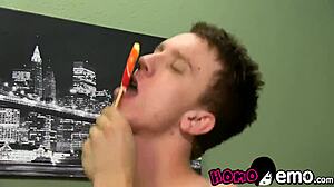 Young Gay Emo Couple Anal Ravaging After Intense Blowjob