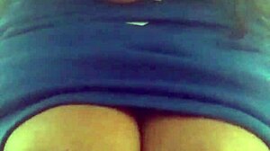 Amateur mature gets anal creampie outdoors!