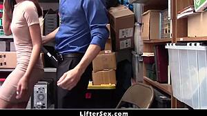 Suspect is strip searched for hiding item in inner parts - liftersex