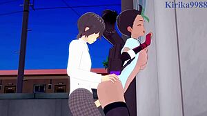 Nemona and Iono in Pokemon adventure